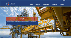 Desktop Screenshot of opes.com.au